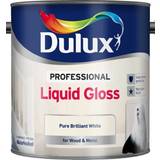 Dulux gloss paint white 2.5l Dulux Professional Liquid Gloss Wood Paint, Metal Paint White 2.5L
