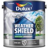 Dulux Metal Paint Dulux Weathershield Quick Dry Undercoat Exterior Metal Paint Grey 2.5L