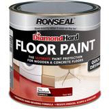 Ronseal tile paint Ronseal Diamond Hard Floor Paint Tile Red 0.75L