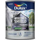 Dulux Grey - Outdoor Use - Wood Paints Dulux Weathershield Multisurface Wood Paint, Metal Paint Smooth Flint,Warm Graphite 0.75L