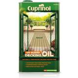 Cuprinol Brown - Outdoor Use Paint Cuprinol UV Guard Decking Oil Oak 5L