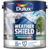 Dulux Wood Paints Dulux Weathershield Quick Dry Exterior Metal Paint, Wood Paint White 2.5L