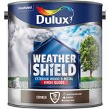 Dulux Metal Paint Dulux Weathershield Exterior Metal Paint Brown 2.5L