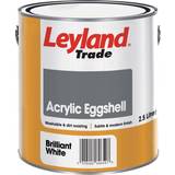 Leyland Trade Ceiling Paints Leyland Trade Acrylic Eggshell Wall Paint, Ceiling Paint White 2.5L