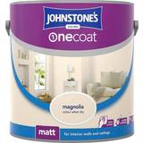 Johnstones One Coat Matt Ceiling Paint, Wall Paint Magnolia 2.5L