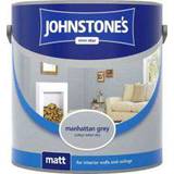 Johnstones Matt Ceiling Paint, Wall Paint Manhattan Grey 2.5L