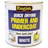 Rustins Quick Dry Primer & Undercoat Wood Paint Grey 1L