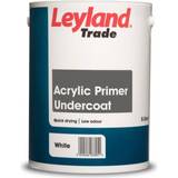 Leyland Trade Acrylic Primer Undercoat Wood Paint White 5L