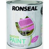Pink Paint Ronseal Garden Wood Paint Pink 0.75L