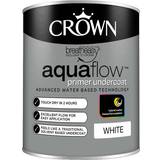 Crown Aquaflow Undercoat Metal Paint, Wood Paint White 0.75L