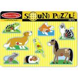 Knob Puzzles on sale Melissa & Doug Pets Sound Puzzle 8 Pieces