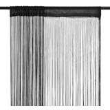 Brown Curtains & Accessories vidaXL Thread 140x250cm