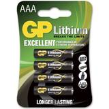 Batteries - Camera Batteries Batteries & Chargers GP Batteries Lithium AAA 4-pack