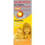 Cold - Ibuprofen - Sore Throat Medicines Nurofen For Children Orange 100ml Liquid