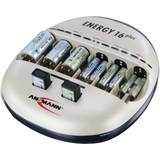 Battery Chargers - Silver Batteries & Chargers Ansmann Energy 16 Plus