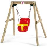 Swing Sets Playground Plum Wooden Baby Swing Set