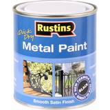 Metal Paint Rustins Quick Dry Metal Paint Black 1L
