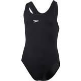 Girls Bathing Suits Speedo Junior Essential Endurance+ Medalist Swimsuit - Black (80800728-0001)