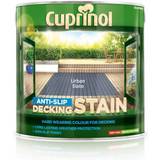 Cuprinol urban slate Paint Cuprinol Anti Slip Decking Woodstain Blue 2.5L
