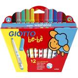 Black Touch Pen Giotto Be-Bè Colored Pen 12-pack