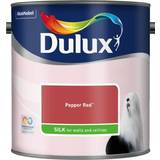 Dulux Red Paint Dulux Silk Wall Paint Pepper Red 2.5L