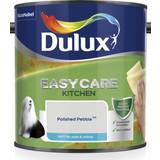 Dulux Grey - Indoor Use Paint Dulux Easycare Kitchen Matt Ceiling Paint, Wall Paint Polished Pebble 2.5L