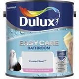 Dulux White Paint Dulux Easycare Bathroom Wall Paint Frosted Steel 2.5L