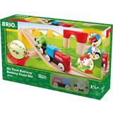 Wooden Toys Train Track Set BRIO My First Railway Battery Operated Train Set 33710