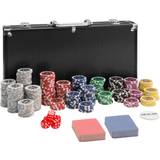 Gambling Games - Poker Set Board Games tectake Pokerset 300 Pieces