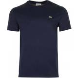 Lacoste Men Clothing Lacoste Men's Crew Neck Pima Cotton Jersey T-shirt - Navy Blue