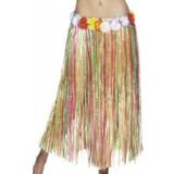 Around the World Fancy Dresses Fancy Dress Smiffys Hawaiian Hula Skirt Elastic Multi-Coloured