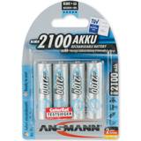 Batteries - Rechargeable Standard Batteries Batteries & Chargers Ansmann NiMH Mignon AA 2100mAh MaxE Compatible 4-pack