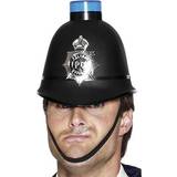 Headgear Fancy Dress Smiffys Police Helmet with Flashing Siren Light