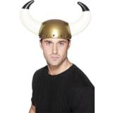 Film & TV Helmets Fancy Dress Smiffys Viking Helmet Gold