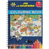 Jumbo Draw-yourself Puzzles Jumbo Colouring Book