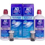 Contains Peroxide Contact Lens Accessories Alcon AO Sept Plus HydraGlyde 360ml 2-pack