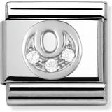 Nomination Composable Classic Link Letter O Charm - Silver/Transparent