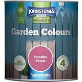 Cheap Johnstones Paint Johnstones Woodcare Garden Colours Wood Paint Pink 1L