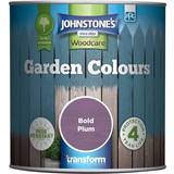Johnstones Woodcare Garden Colours Wood Paint Purple 1L