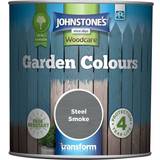 Johnstones Grey - Outdoor Use Paint Johnstones Woodcare Garden Colours Wood Paint Grey 1L