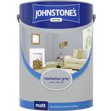 Johnstones Matt Emulsion Ceiling Paint, Wall Paint Grey 5L
