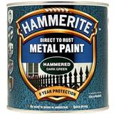 Metal Paint Hammerite Direct to Rust Hammer Metal Paint Green 0.25L