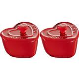 Staub Cookware Sets Staub Heart Cookware Set with lid 2 Parts