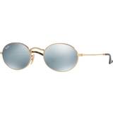Silver Sunglasses Ray-Ban Oval Flat Lenses RB3547N 001/30