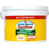 Concrete Paint Sandtex Ultra Smooth Masonry Concrete Paint Magnolia 7.5L