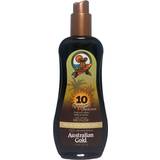 Gluten Free Sun Protection Australian Gold Spray Gel Sunscreen with Instant Bronzer SPF10 237ml
