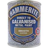 Hammerite Direct to Galvanised Metal Paint Gold 0.75L