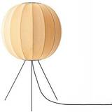 Made by Hand Knit-White Round Floor Lamp