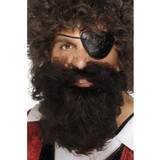 Pirates Accessories Fancy Dress Smiffys Pirate Beard Brown