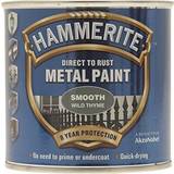 Hammerite Grey - Metal Paint Hammerite Direct to Rust Smooth Effect Metal Paint Grey 0.75L